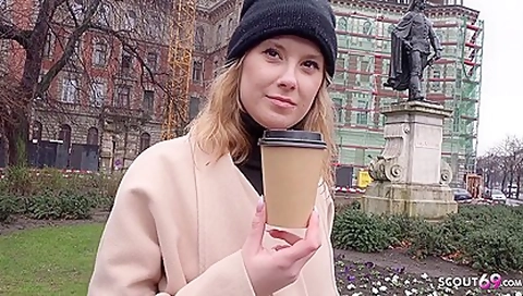 German student 18+ Pick Up And Casting - Casey Nohrman