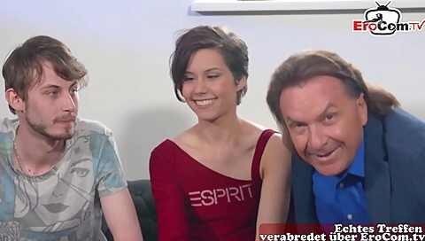 Disabled Girl Make First Time Amateur Couple Casting